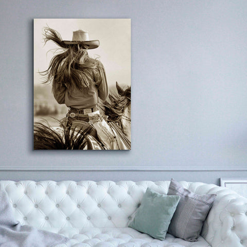 Image of 'Cowgirl' by Lisa Dearing, Giclee Canvas Wall Art,40x54