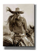 'Cowgirl' by Lisa Dearing, Giclee Canvas Wall Art