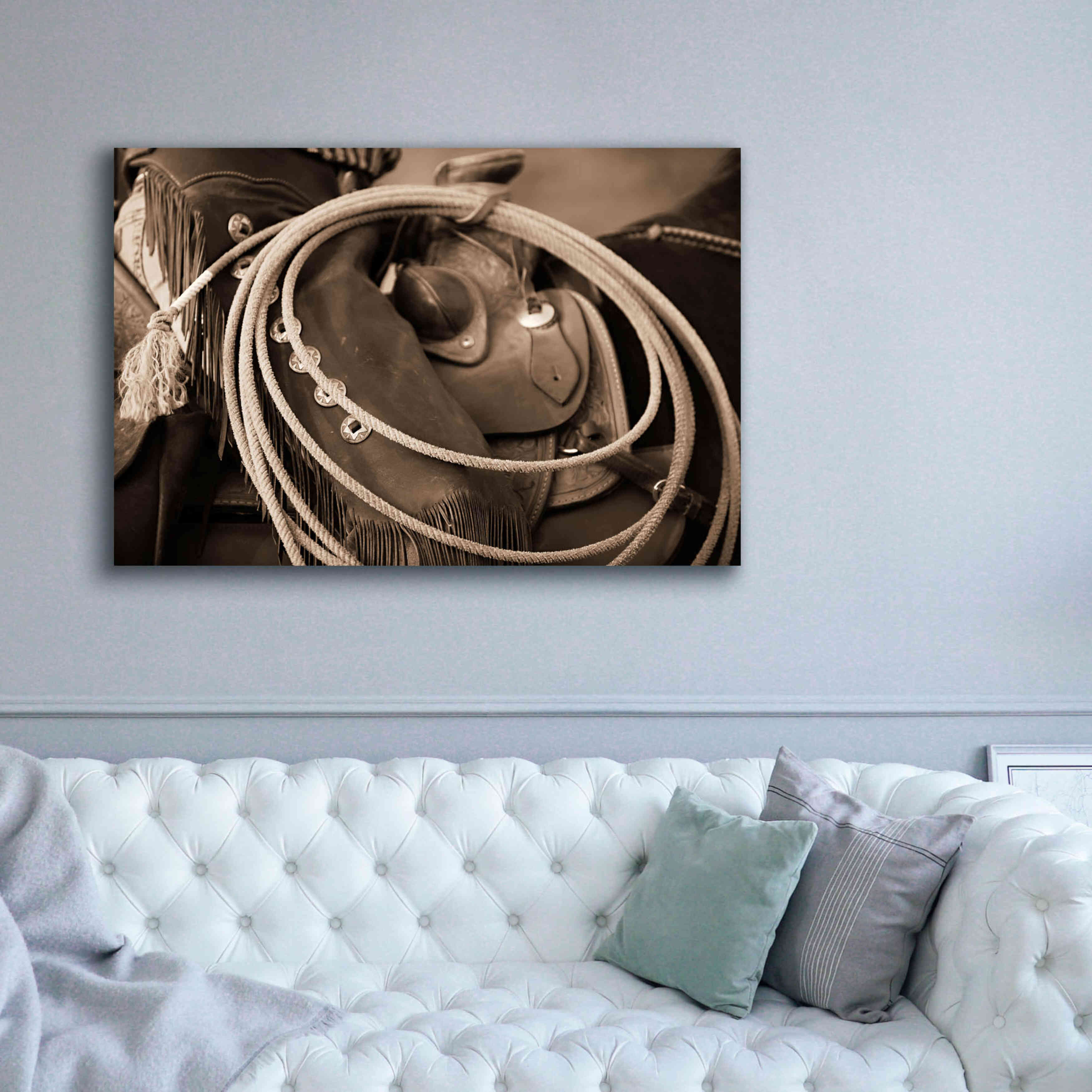 'Cowgirls Lasso' by Lisa Dearing, Giclee Canvas Wall Art,60x40