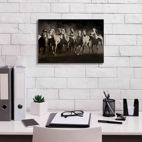 Image of 'Dream Horses' by Lisa Dearing, Giclee Canvas Wall Art,18x12