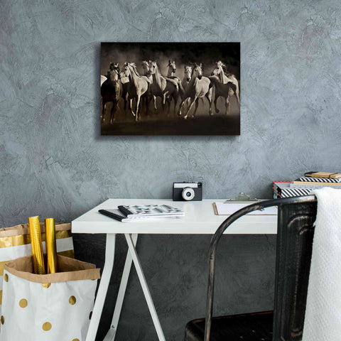 Image of 'Dream Horses' by Lisa Dearing, Giclee Canvas Wall Art,18x12