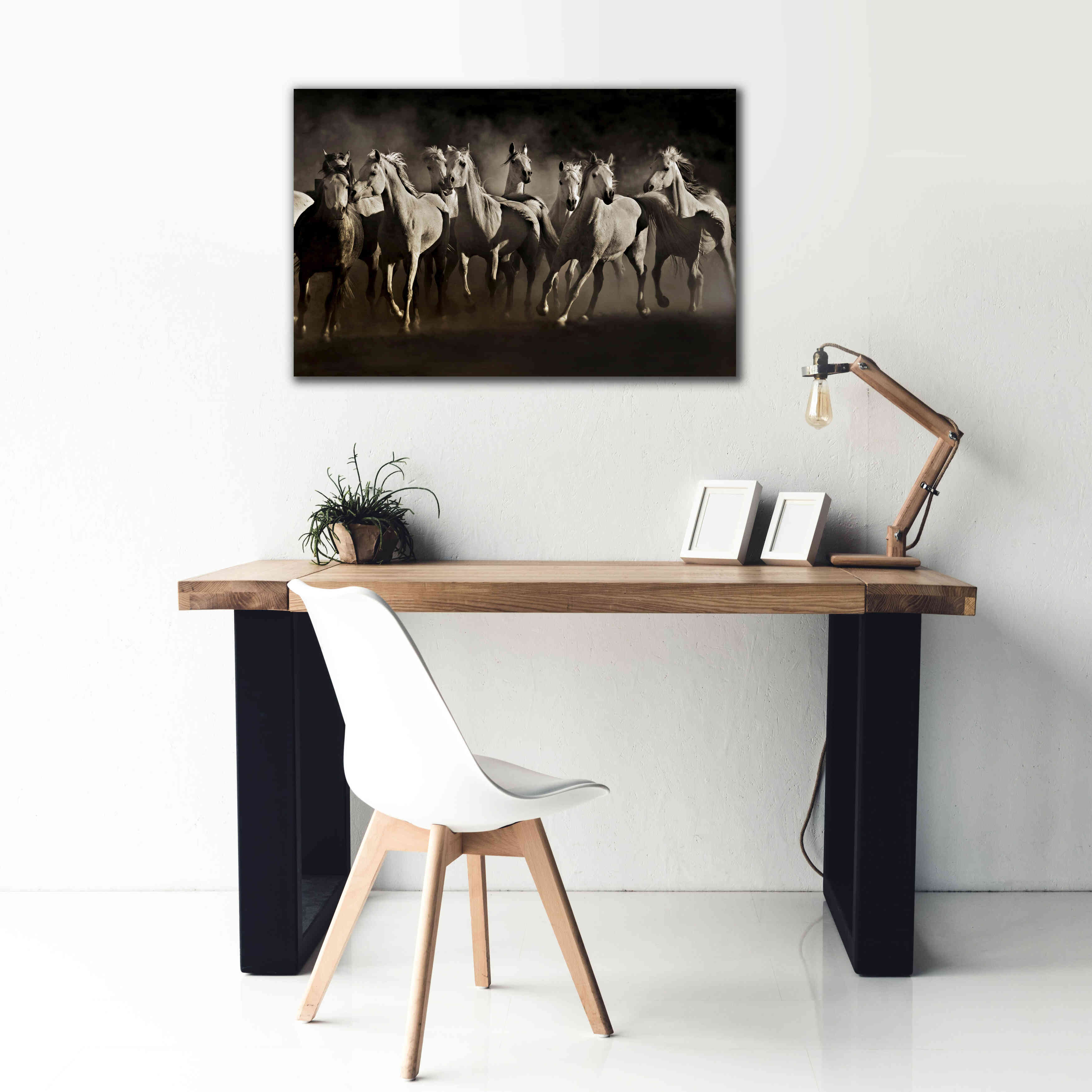 'Dream Horses' by Lisa Dearing, Giclee Canvas Wall Art,40x26
