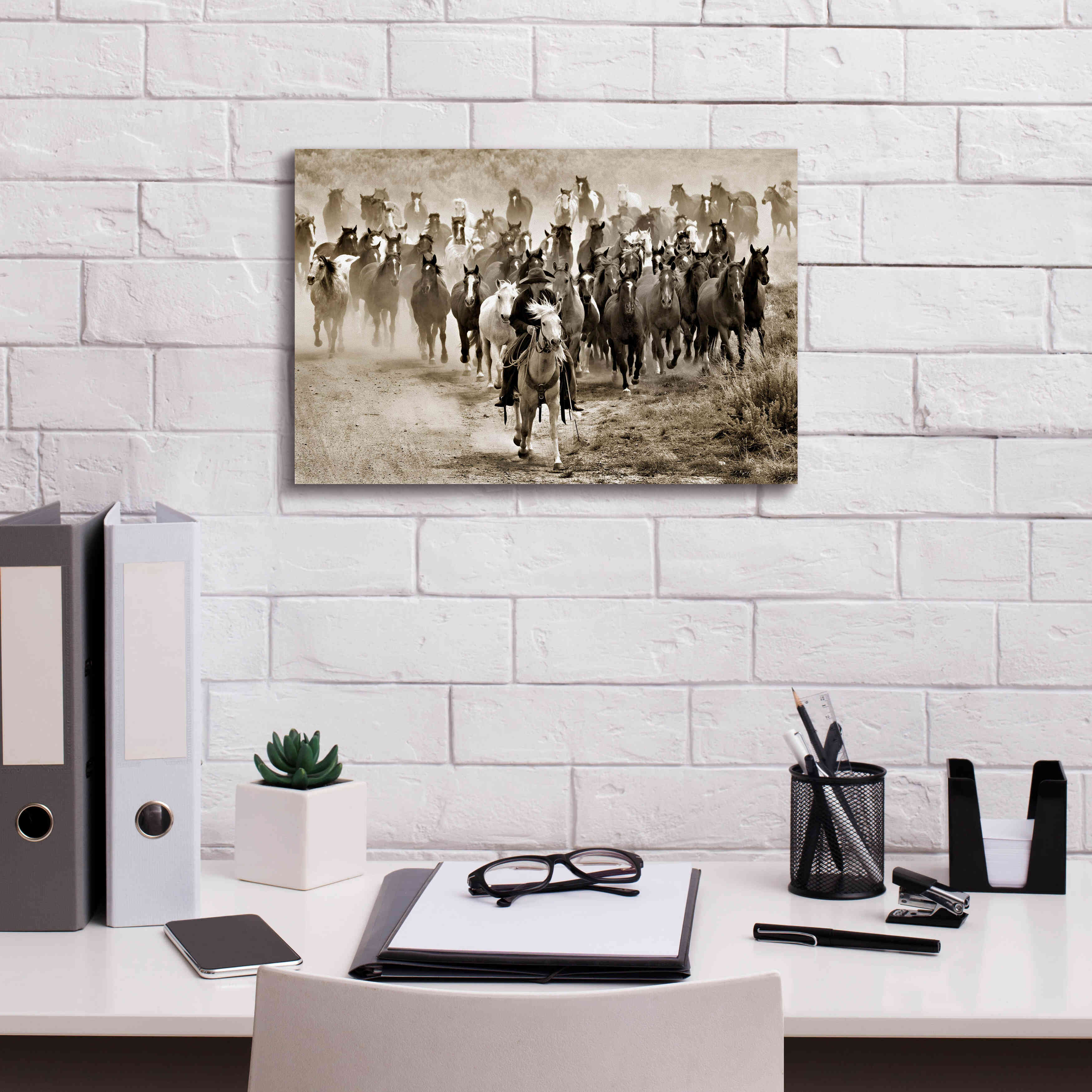 'Heading Home' by Lisa Dearing, Giclee Canvas Wall Art,18x12