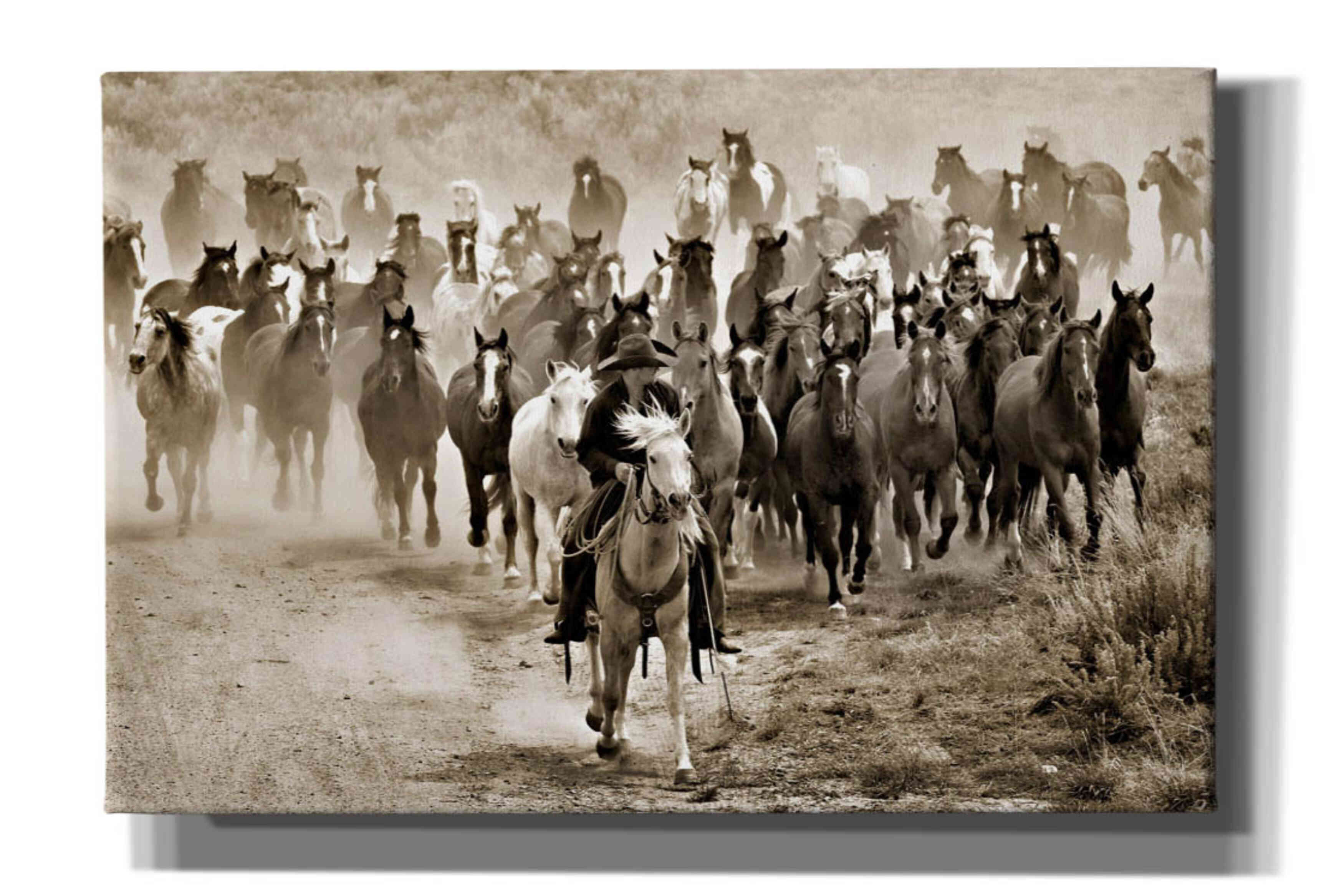 'Heading Home' by Lisa Dearing, Giclee Canvas Wall Art