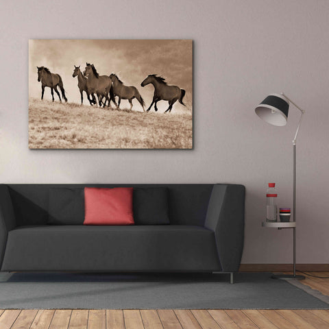 Image of 'Kicking Dust' by Lisa Dearing, Giclee Canvas Wall Art,60x40