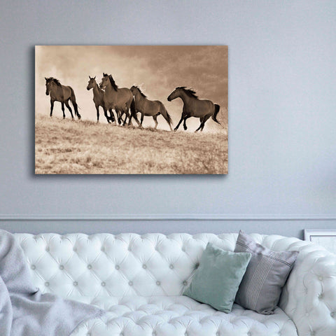 Image of 'Kicking Dust' by Lisa Dearing, Giclee Canvas Wall Art,60x40