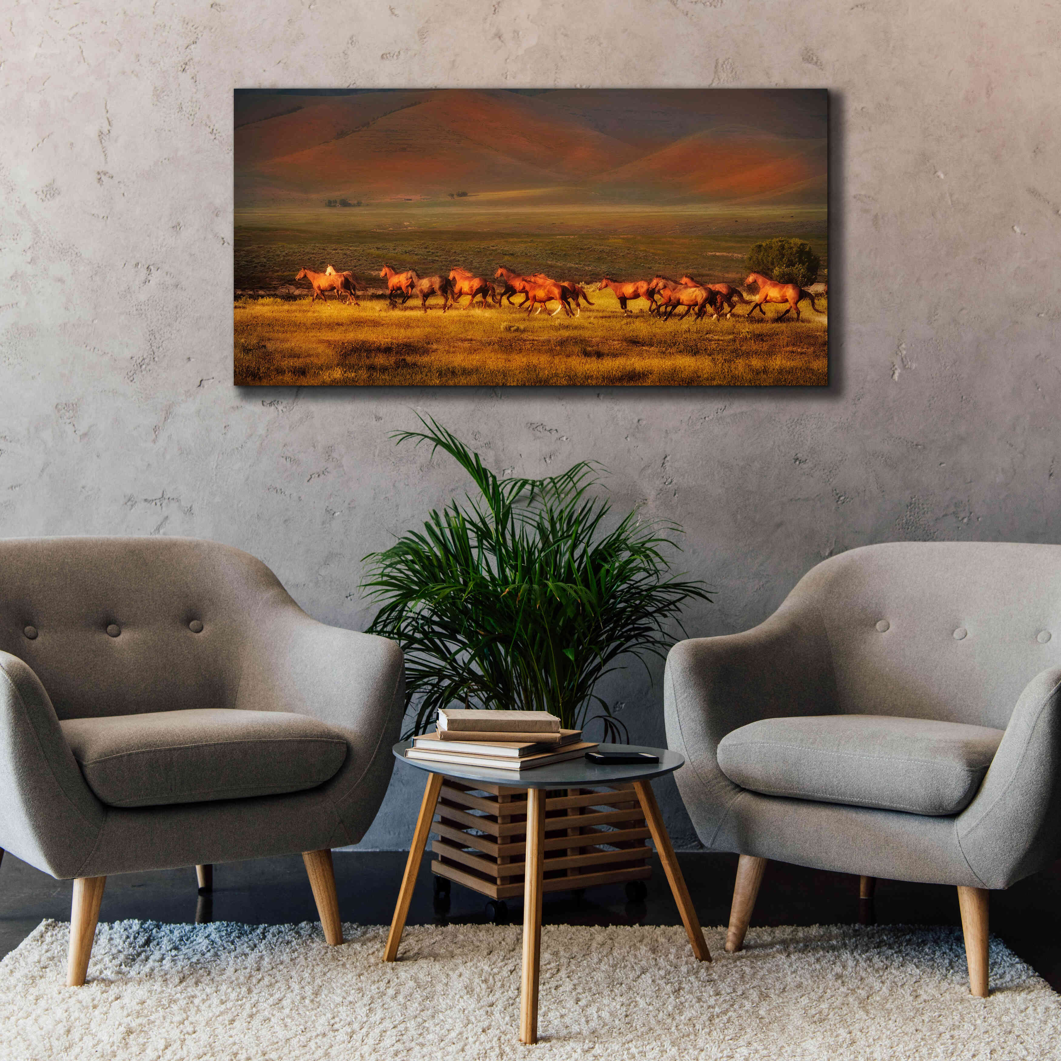 'Montana Dreaming' by Lisa Dearing, Giclee Canvas Wall Art,60x30