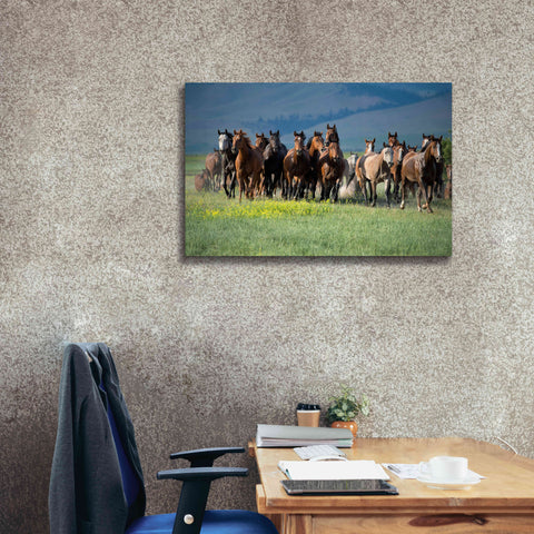 Image of 'Montana Thunder' by Lisa Dearing, Giclee Canvas Wall Art,40x26
