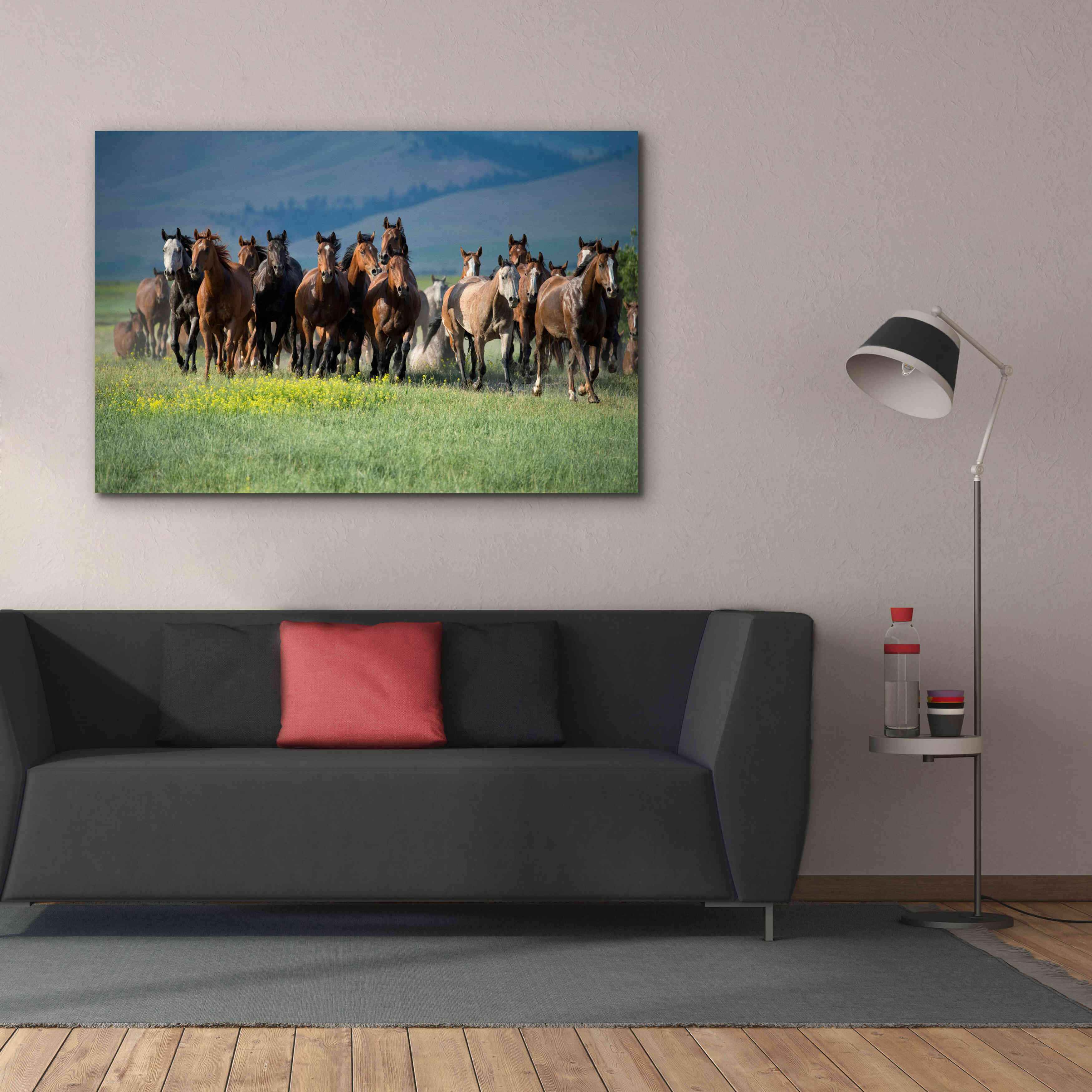 'Montana Thunder' by Lisa Dearing, Giclee Canvas Wall Art,60x40