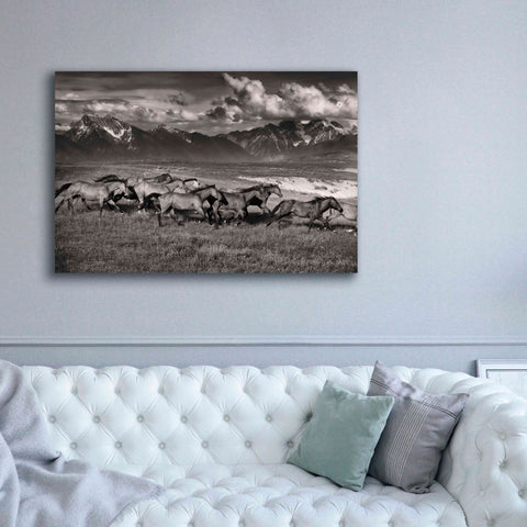 Image of 'Mountain Range Mavericks' by Lisa Dearing, Giclee Canvas Wall Art,60x40