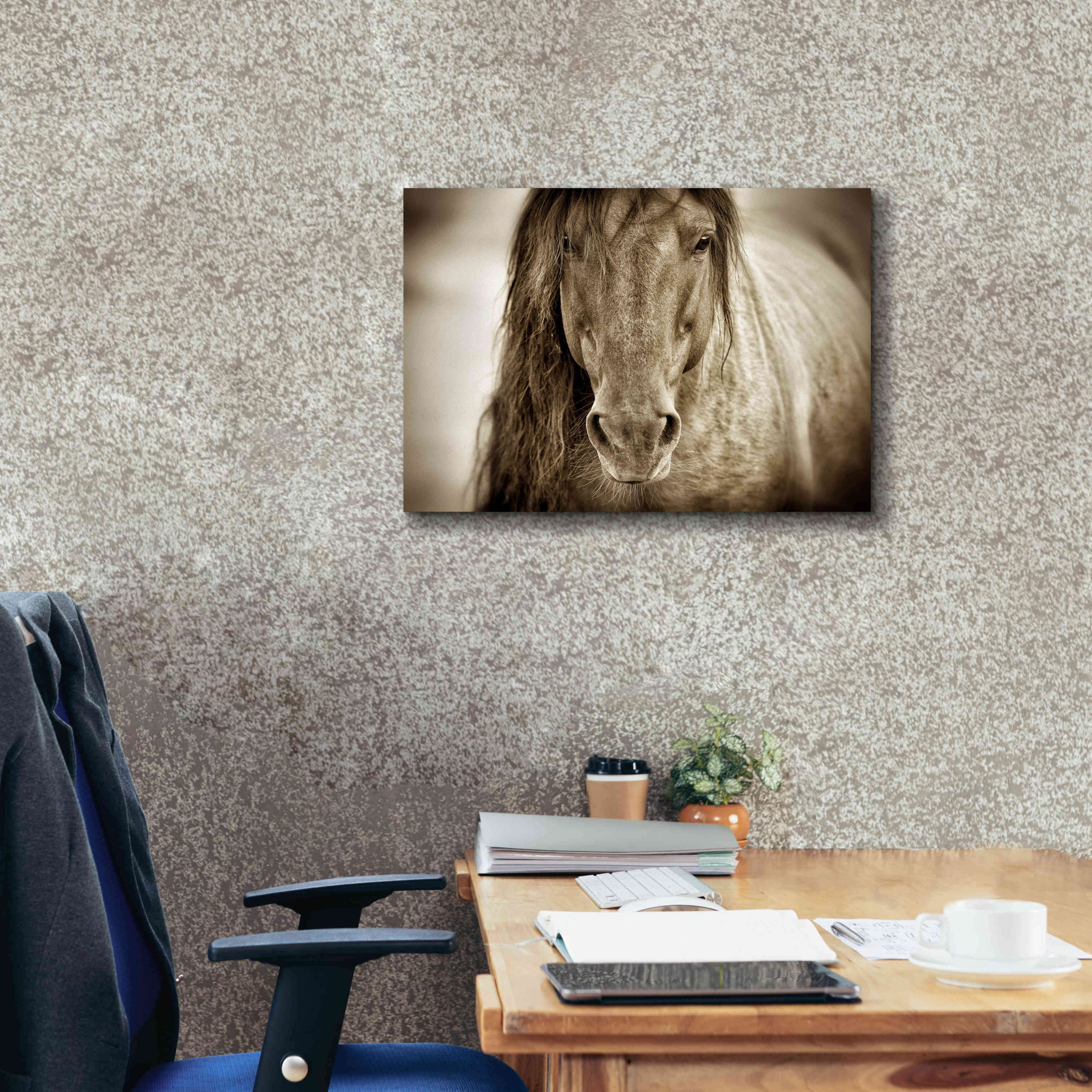 'Mustang Sally' by Lisa Dearing, Giclee Canvas Wall Art,26x18