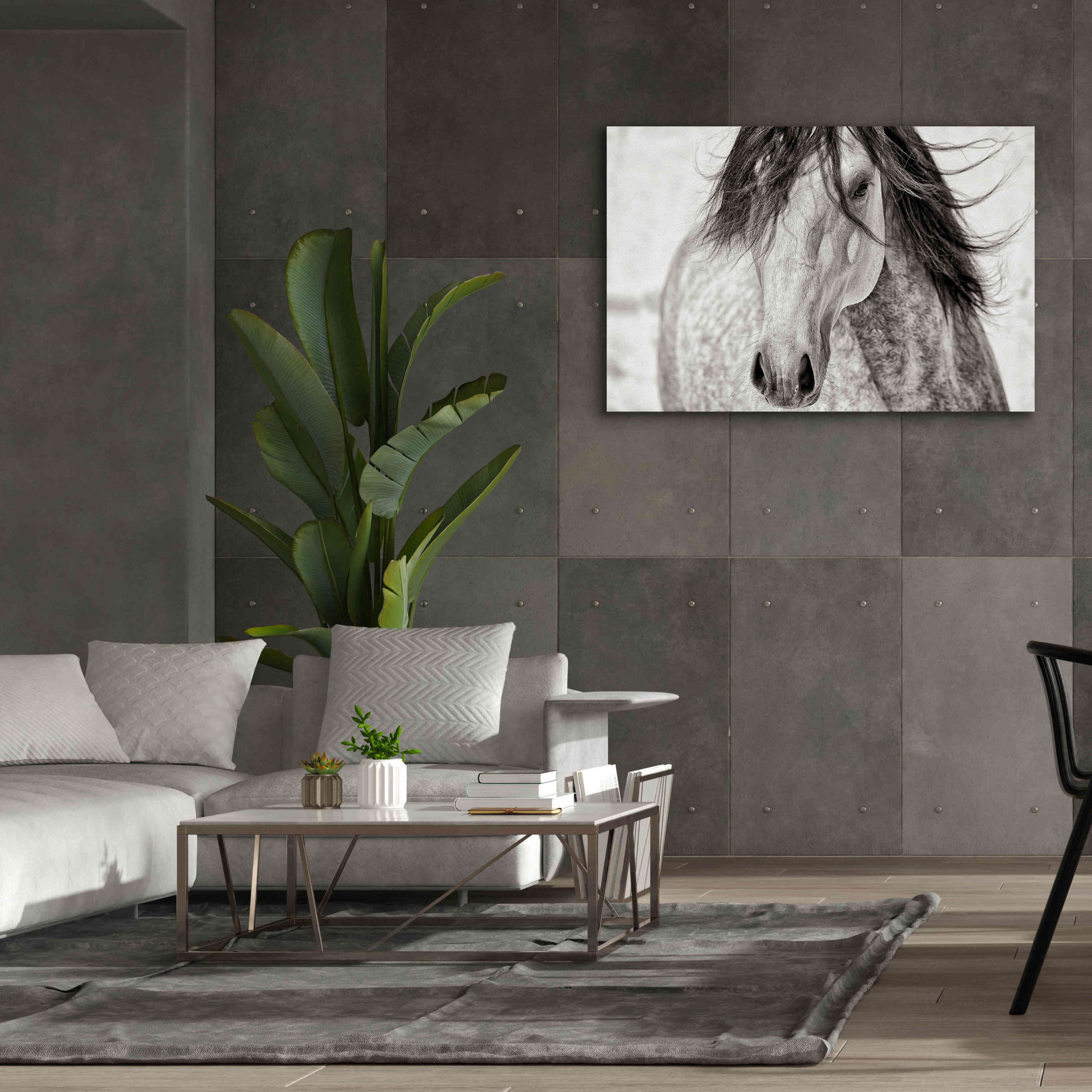 'My Beautiful Mane' by Lisa Dearing, Giclee Canvas Wall Art,60x40