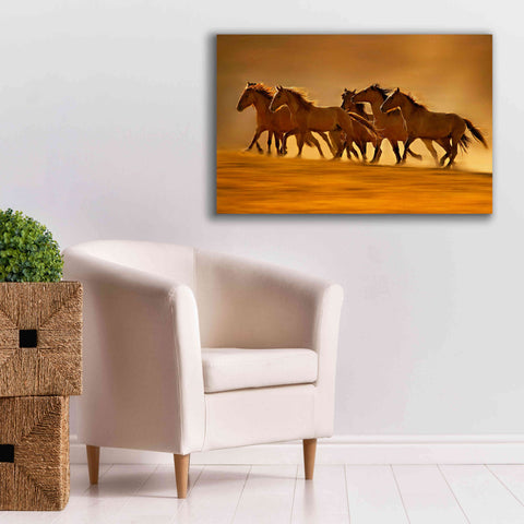 Image of 'Night Runners' by Lisa Dearing, Giclee Canvas Wall Art,40x26