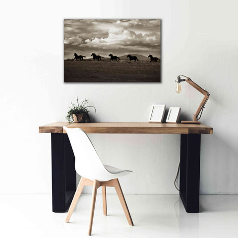 Image of 'Racing the Clouds' by Lisa Dearing, Giclee Canvas Wall Art,40x26