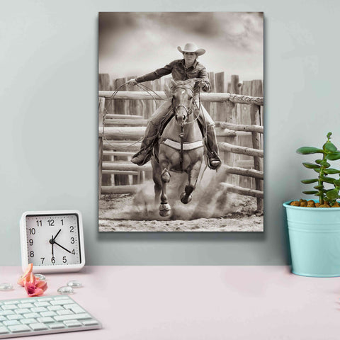 Image of 'Ride ‘Em Cowgirl' by Lisa Dearing, Giclee Canvas Wall Art,12x16