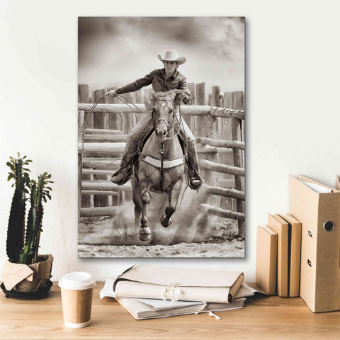 Image of 'Ride ‘Em Cowgirl' by Lisa Dearing, Giclee Canvas Wall Art,18x26