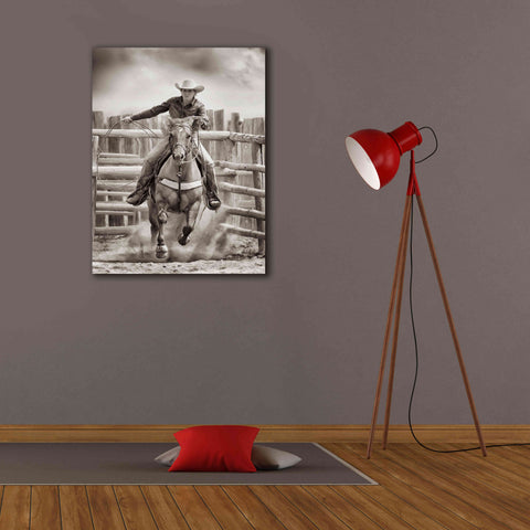 Image of 'Ride ‘Em Cowgirl' by Lisa Dearing, Giclee Canvas Wall Art,26x34
