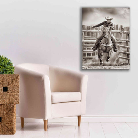Image of 'Ride ‘Em Cowgirl' by Lisa Dearing, Giclee Canvas Wall Art,26x34