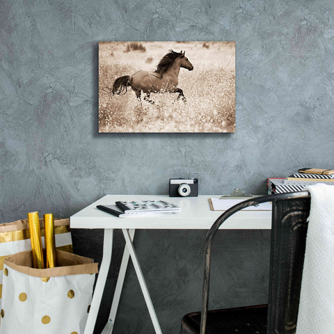 Image of 'Running Free' by Lisa Dearing, Giclee Canvas Wall Art,18x12