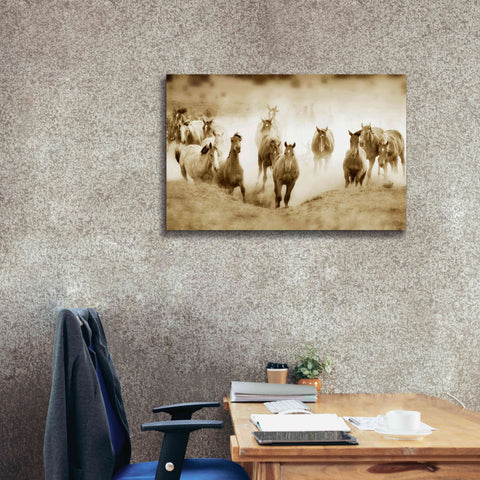Image of 'San Cristobol Horses' by Lisa Dearing, Giclee Canvas Wall Art,40x26