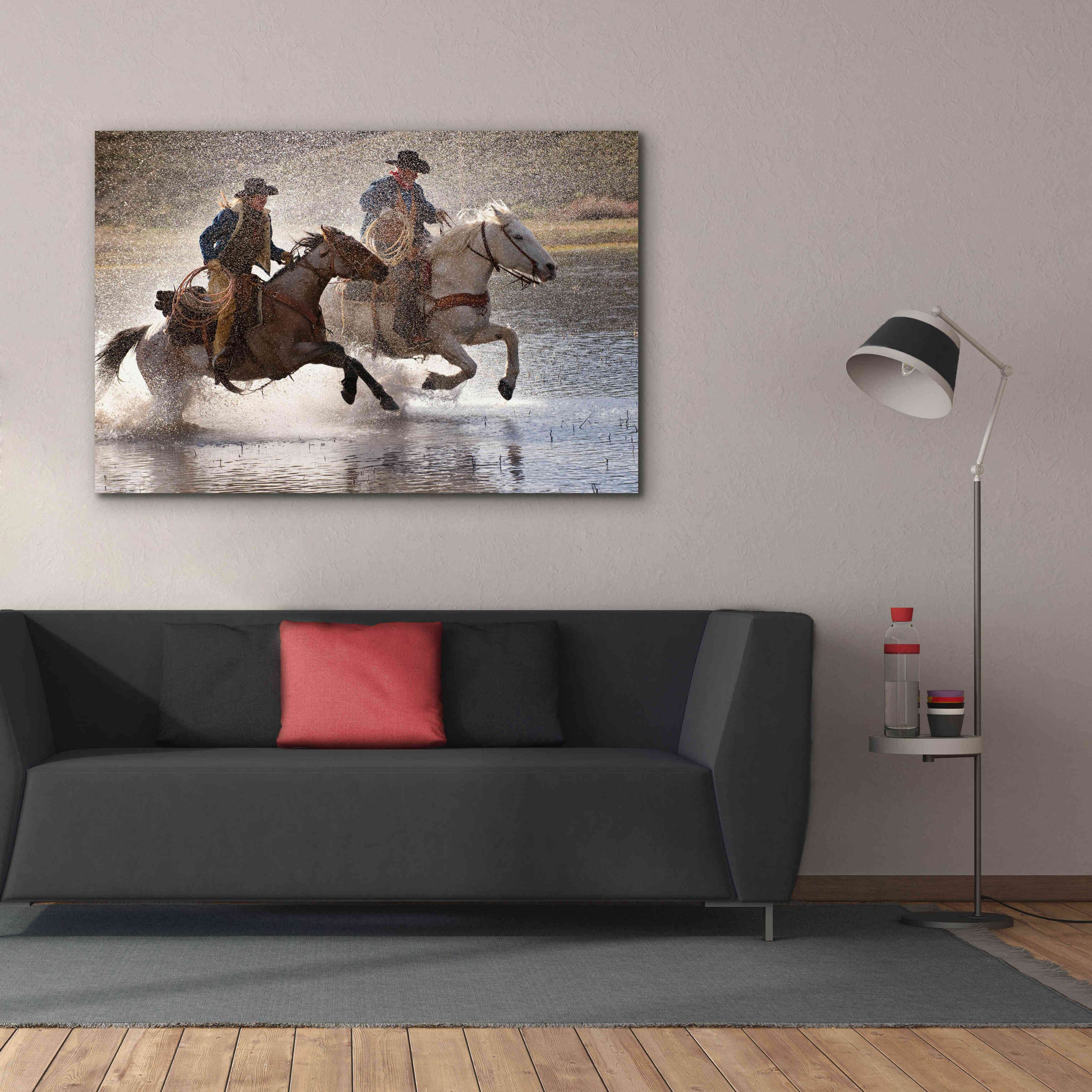 'Splash Dance' by Lisa Dearing, Giclee Canvas Wall Art,60x40