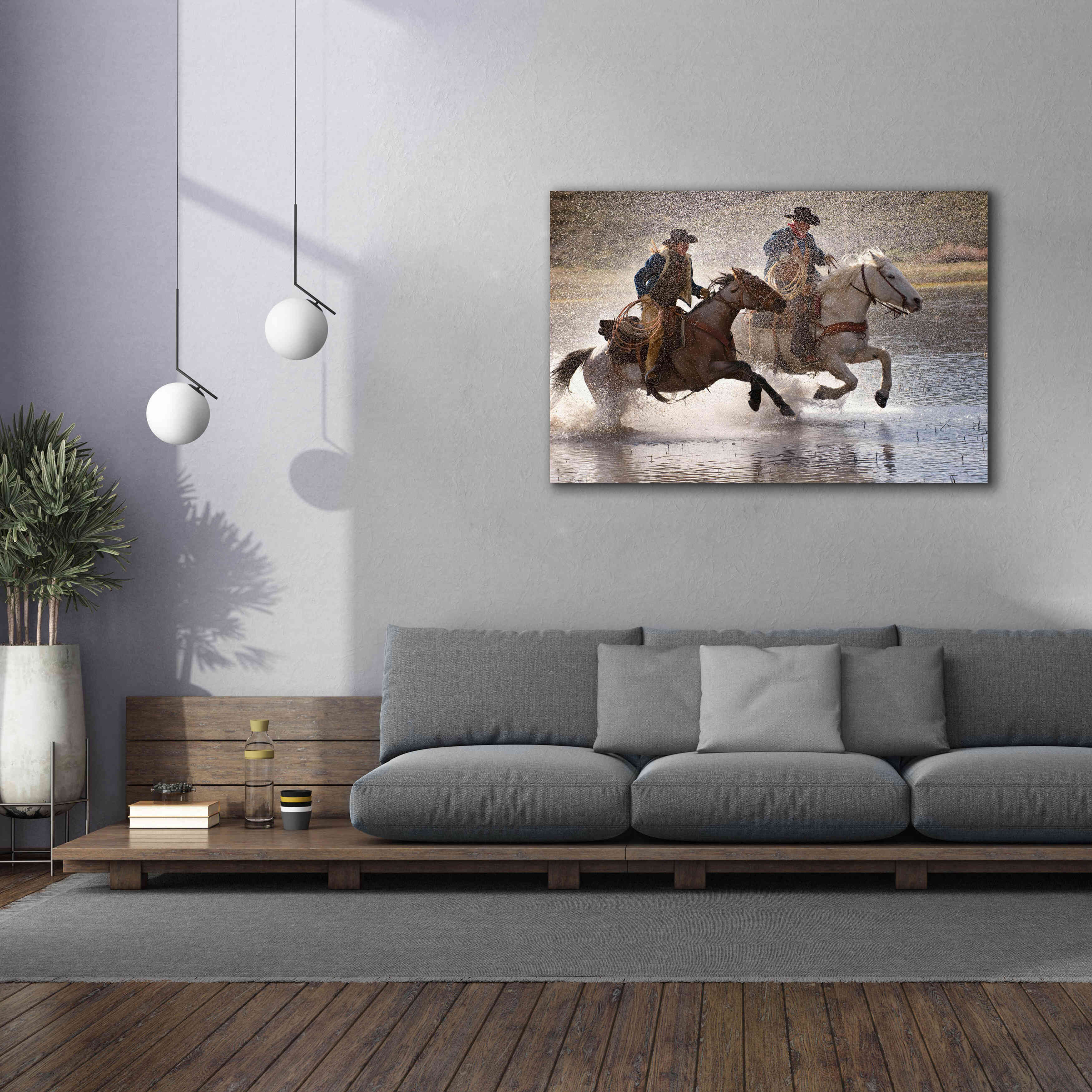 'Splash Dance' by Lisa Dearing, Giclee Canvas Wall Art,60x40