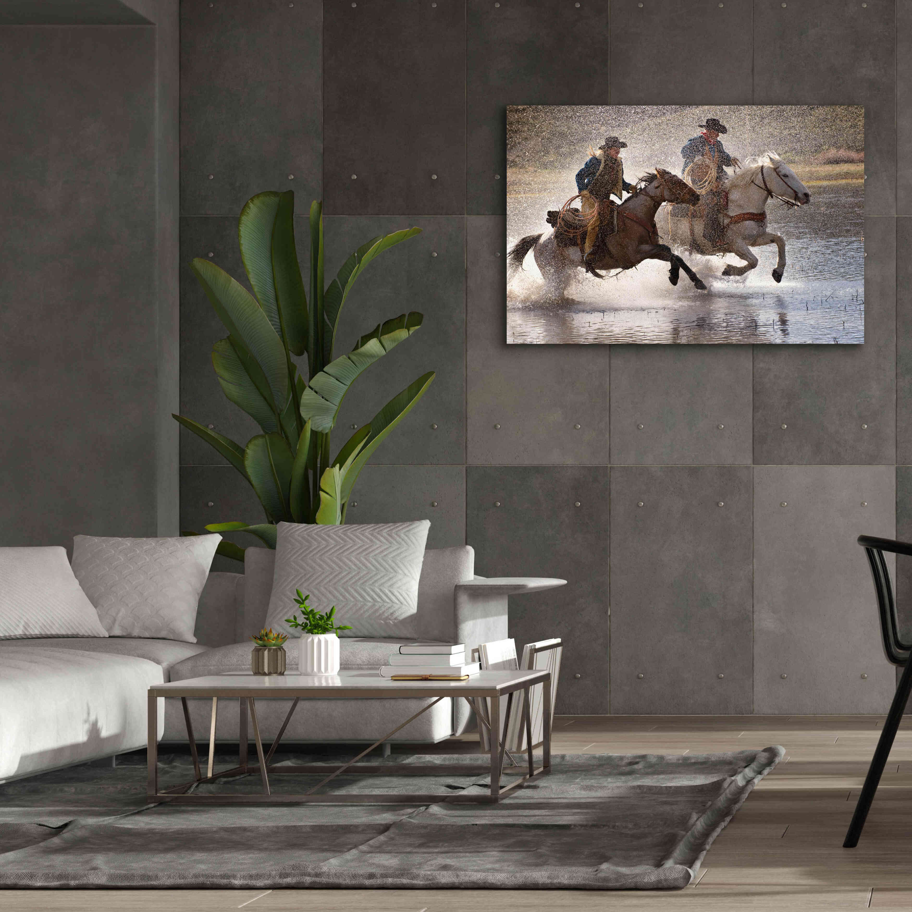 'Splash Dance' by Lisa Dearing, Giclee Canvas Wall Art,60x40