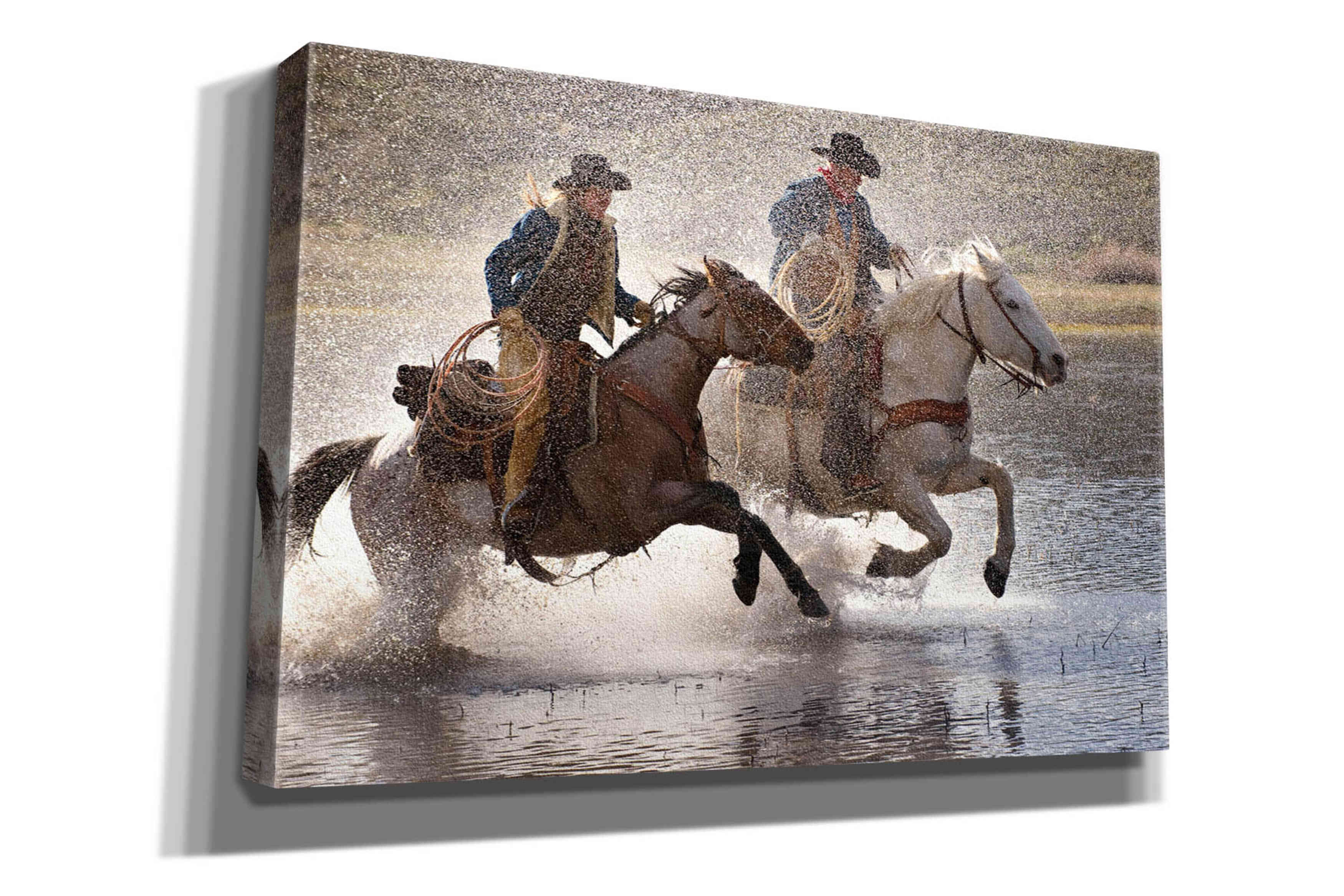 'Splash Dance' by Lisa Dearing, Giclee Canvas Wall Art