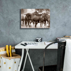 'The Herd' by Lisa Dearing, Giclee Canvas Wall Art,18x12