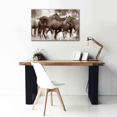 Image of 'The Herd' by Lisa Dearing, Giclee Canvas Wall Art,40x26