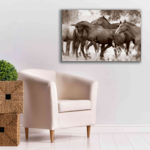 Image of 'The Herd' by Lisa Dearing, Giclee Canvas Wall Art,40x26