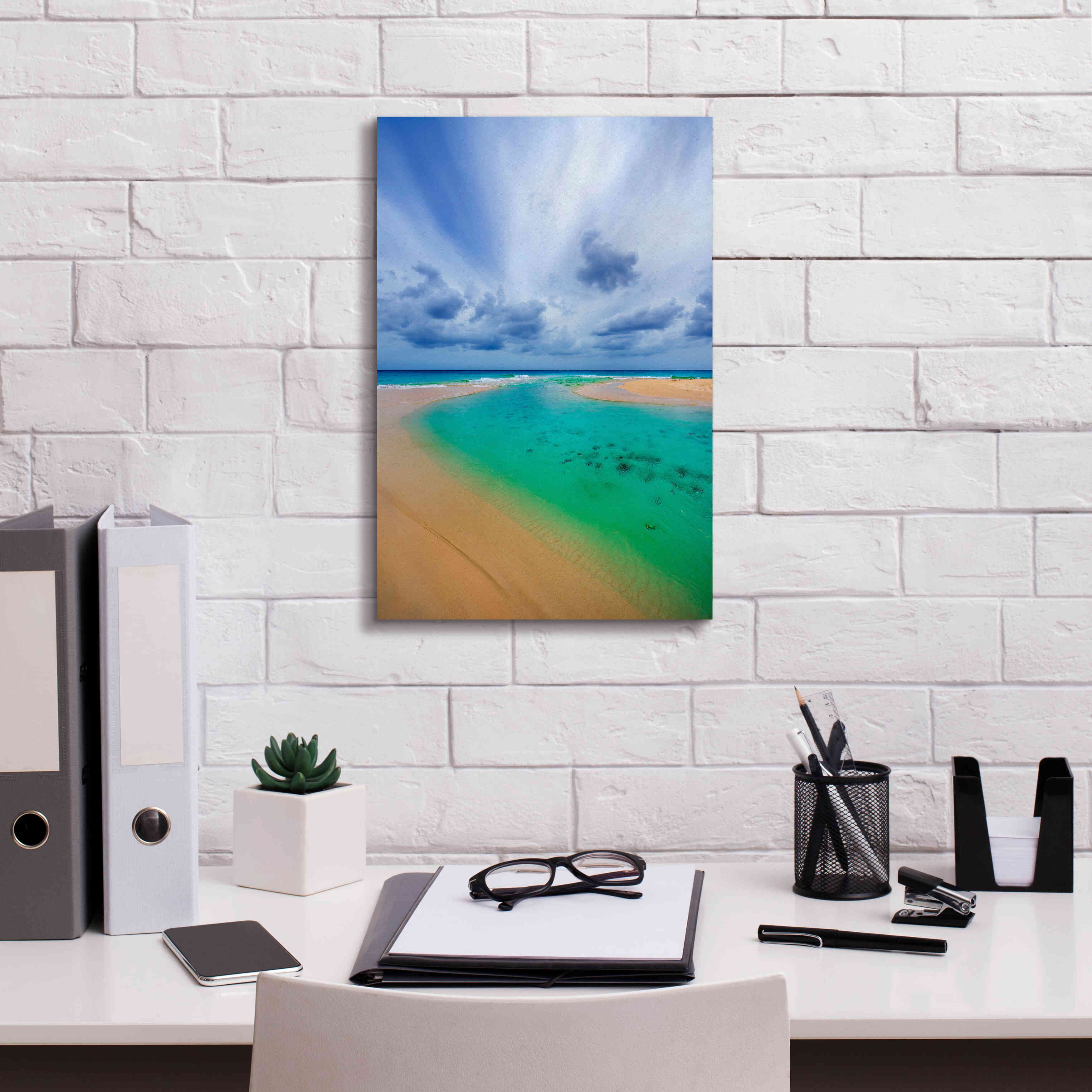 'Emerald Dreams' by Lizzy Davis, Giclee Canvas Wall Art,12x18