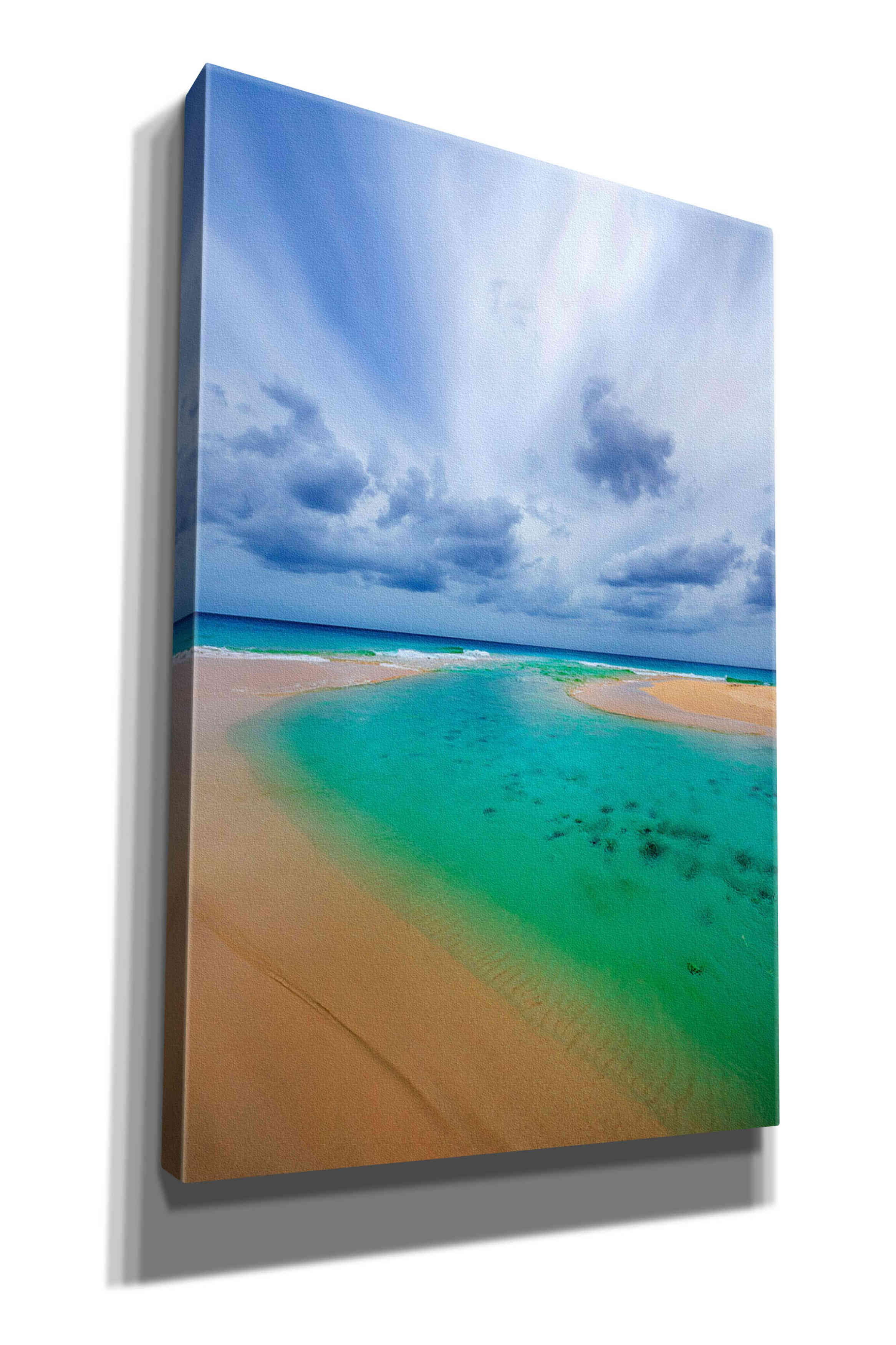 'Emerald Dreams' by Lizzy Davis, Giclee Canvas Wall Art