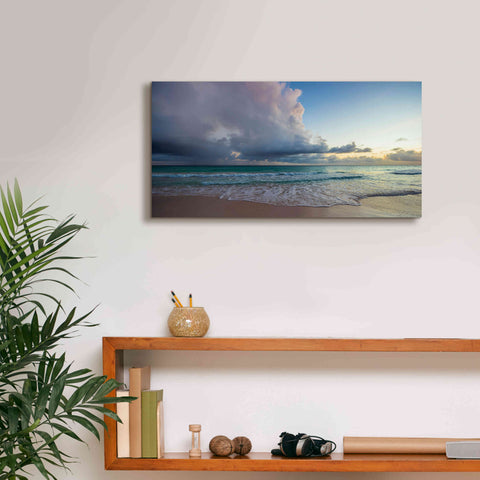 Image of 'First Sunset in Paradise' by Lizzy Davis, Giclee Canvas Wall Art,24x12