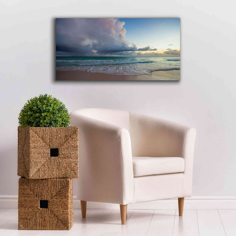 Image of 'First Sunset in Paradise' by Lizzy Davis, Giclee Canvas Wall Art,40x20