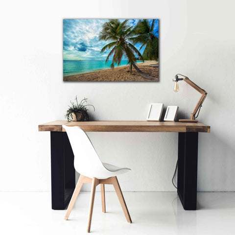 Image of 'Palm Tree Dreams' by Lizzy Davis, Giclee Canvas Wall Art,40x26