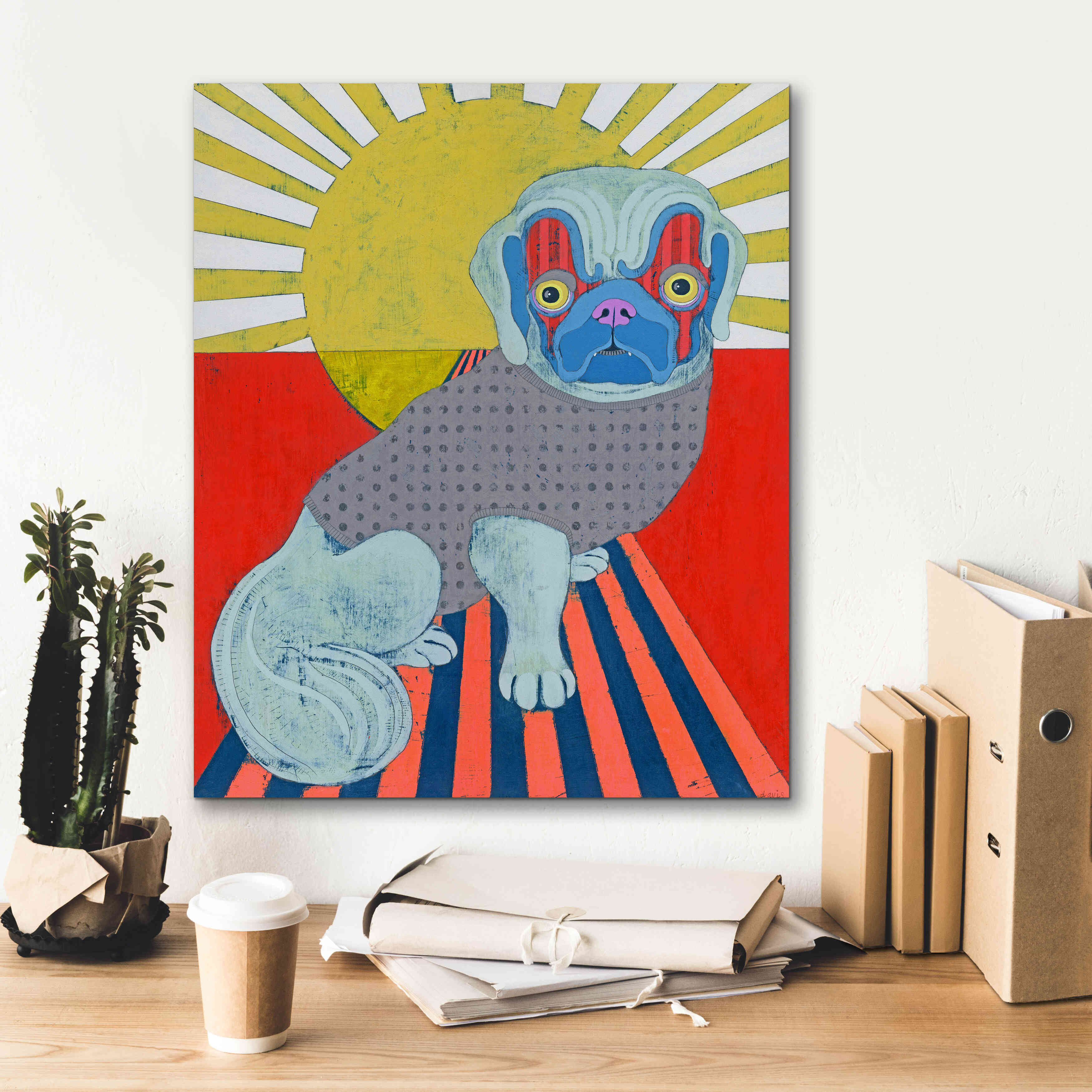 'Pekingese' by Lizzy Davis, Giclee Canvas Wall Art,20x24