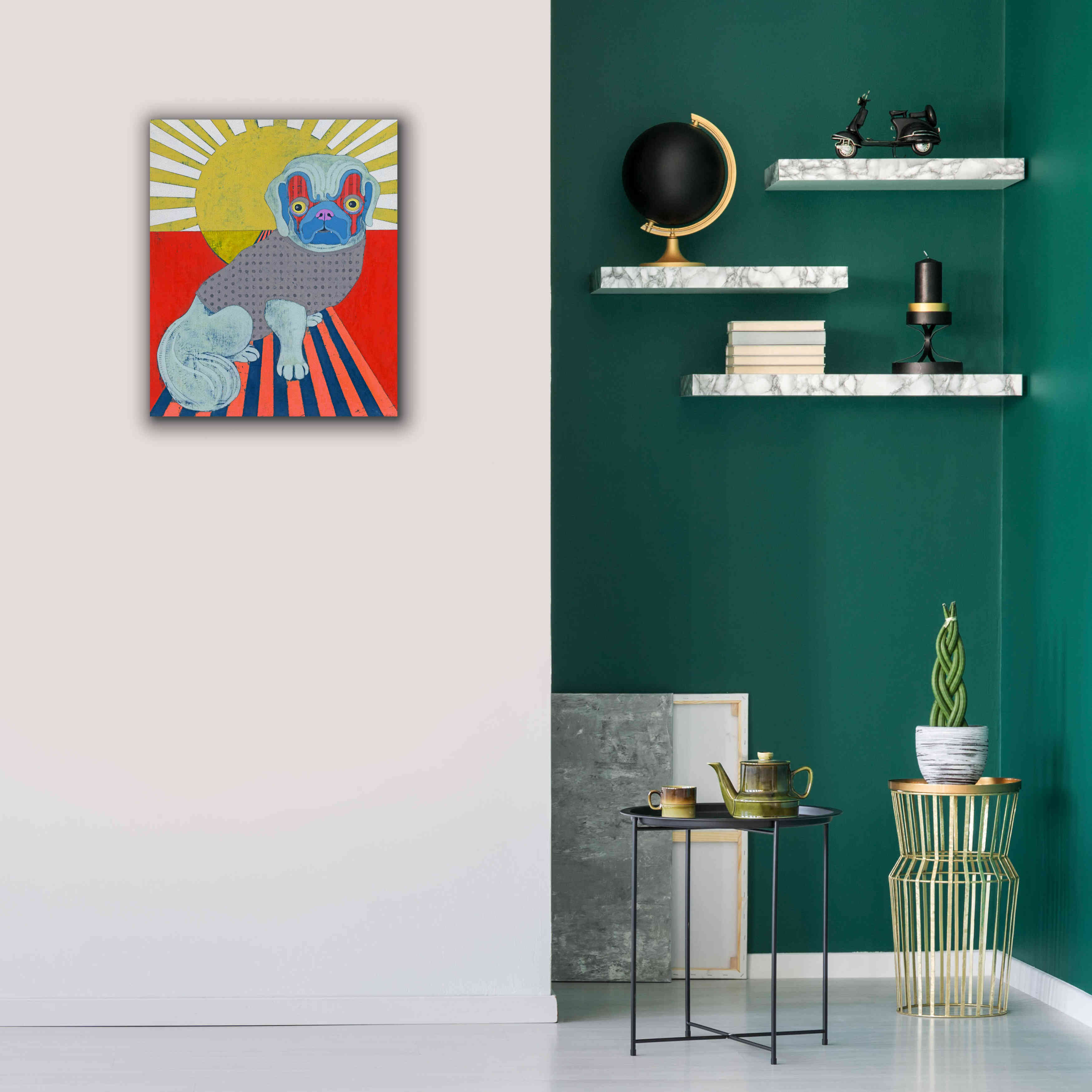 'Pekingese' by Lizzy Davis, Giclee Canvas Wall Art,20x24