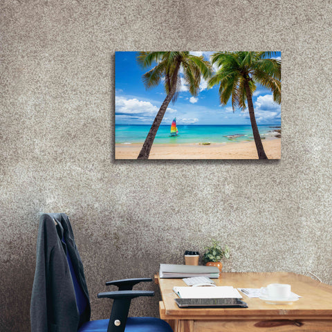 Image of 'Postcard From Paradise' by Lizzy Davis, Giclee Canvas Wall Art,40x26