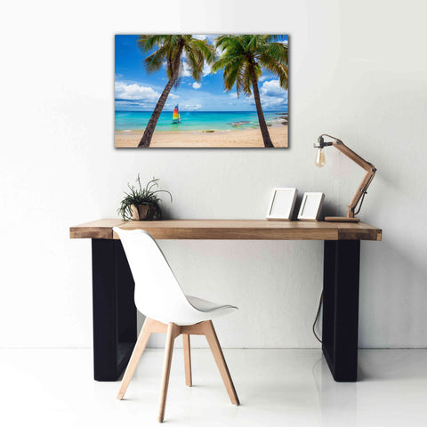 Image of 'Postcard From Paradise' by Lizzy Davis, Giclee Canvas Wall Art,40x26