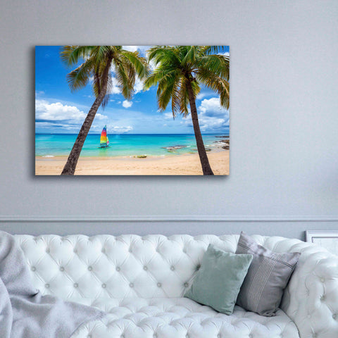 Image of 'Postcard From Paradise' by Lizzy Davis, Giclee Canvas Wall Art,60x40