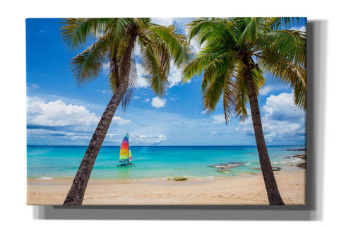 Image of 'Postcard From Paradise' by Lizzy Davis, Giclee Canvas Wall Art