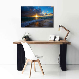 'Sunrise Over Miami Beach' by Lizzy Davis, Giclee Canvas Wall Art,40x26