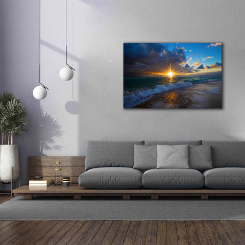 Image of 'Sunrise Over Miami Beach' by Lizzy Davis, Giclee Canvas Wall Art,60x40