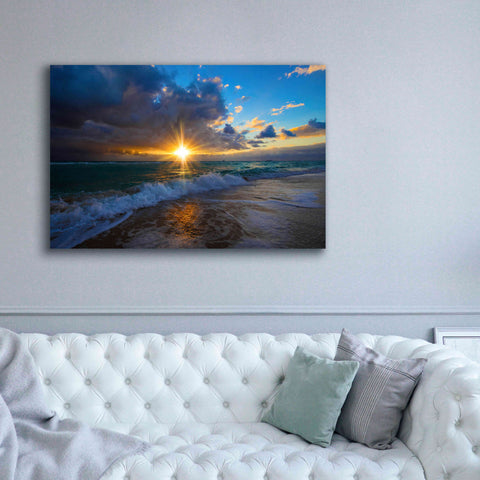 Image of 'Sunrise Over Miami Beach' by Lizzy Davis, Giclee Canvas Wall Art,60x40