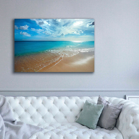 Image of 'Turquoise Tranquility' by Lizzy Davis, Giclee Canvas Wall Art,60x40