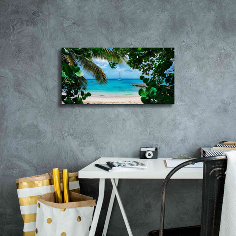 Image of 'Window to Paradise' by Lizzy Davis, Giclee Canvas Wall Art,24x12