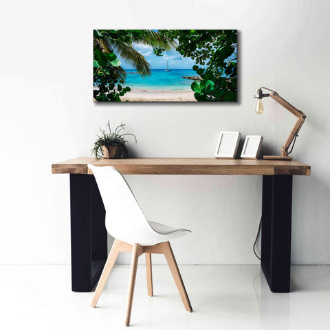 Image of 'Window to Paradise' by Lizzy Davis, Giclee Canvas Wall Art,40x20