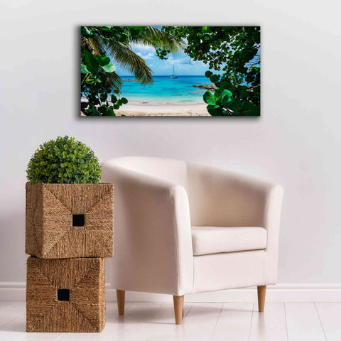 Image of 'Window to Paradise' by Lizzy Davis, Giclee Canvas Wall Art,40x20