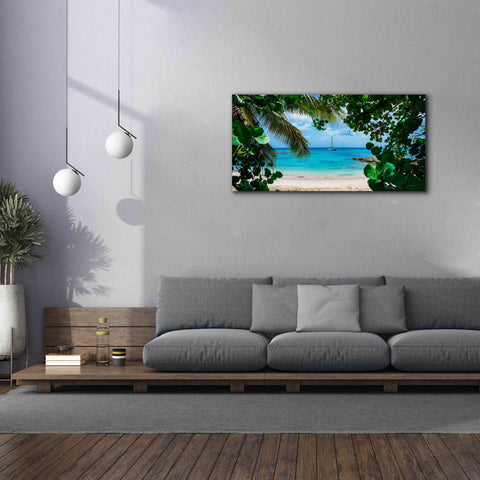 Image of 'Window to Paradise' by Lizzy Davis, Giclee Canvas Wall Art,60x30